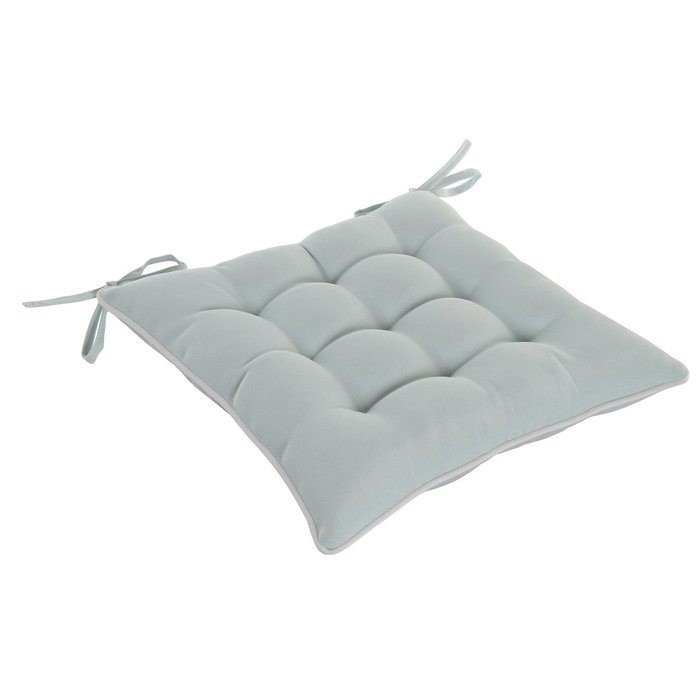 DKD Home Decor Cojín para Silla Verano Azul Azul y Blanco
