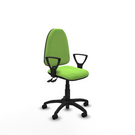 PIQUERAS Y CRESPO Silla de oficina Aýna en tela color Pistacho