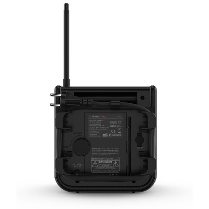 Perfectpro DABPRO Radio portátil digital DAB+ FM Bluetooth 4W Negro