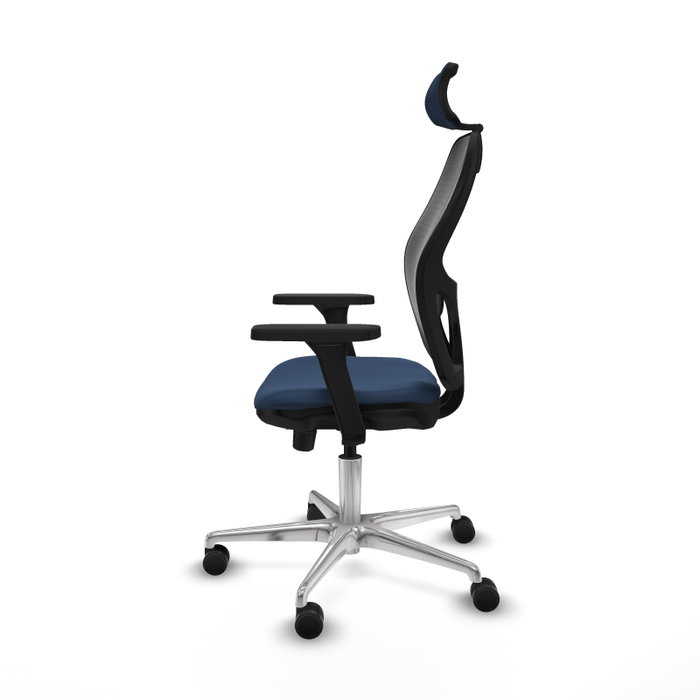PIQUERAS Y CRESPO Silla de oficina Jorquera Azul marino y Negro