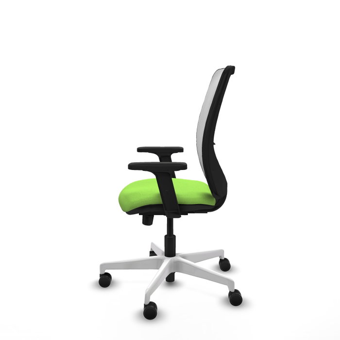 PIQUERAS Y CRESPO Silla de oficina Zulema con mecanismo Sincro/Traslack, color Pistacho y Blanco PIQUERAS Y CRESPO Silla de oficina Zulema con mecanismo Sincro/Traslack, color Pistacho y Blanco