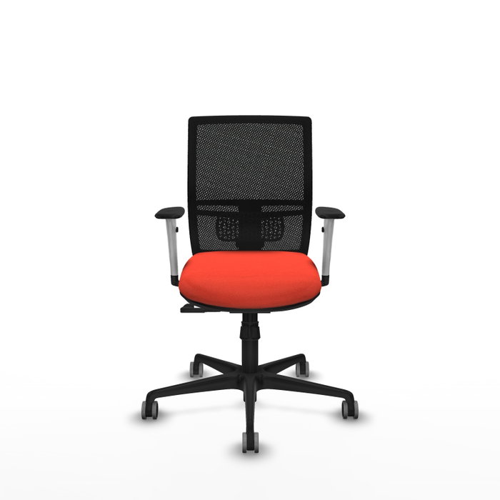 PIQUERAS Y CRESPO Silla de oficina Yunquera con mecanismo Sincro, Naranja oscuro y Negro PIQUERAS Y CRESPO Silla de oficina Yunquera con mecanismo Sincro, Naranja oscuro y Negro