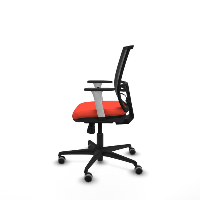 PIQUERAS Y CRESPO Silla de oficina Yunquera con mecanismo Sincro, Naranja oscuro y Negro PIQUERAS Y CRESPO Silla de oficina Yunquera con mecanismo Sincro, Naranja oscuro y Negro