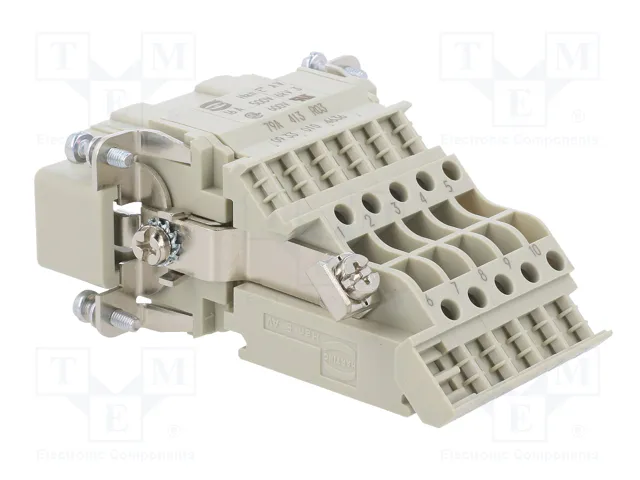 HARTING Han E® AV Plantilla de contacto macho 10+PE