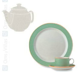 Steelite Tetera Rio Verde 310 gr, Vajilla (Set de 6)