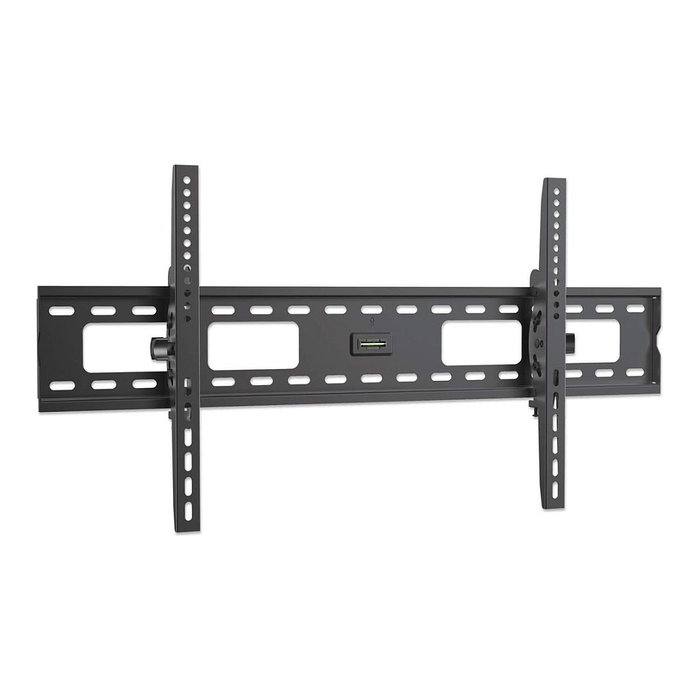 MANHATTAN Soporte de pared para TV Flachbildschirm-Wandhalterung, ajuste de inclinación, pantallas 37" a 85" (94-215.9 cm), VESA 200x200 a 800x400 mm, carga máx. 75 kg, negro