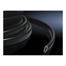 Rittal DK 7072.100 Canaleta para cables Negro PVC