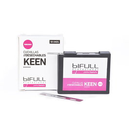Bifull Pack Cuchillas 50 Unidades Keen para Cortes Precisos