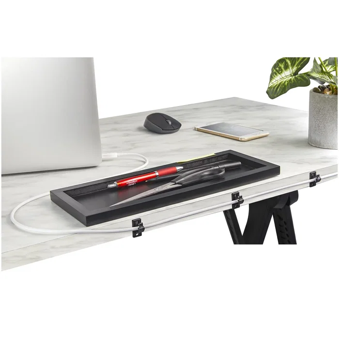 StarTech.com CBMCC1 - Pack de 100 Clips para Cable Autoadhesivos (3M), Negro, Nylon 66, Organizador de Cables para Escritorio, Oficina, Diámetro Haz 5.5mm