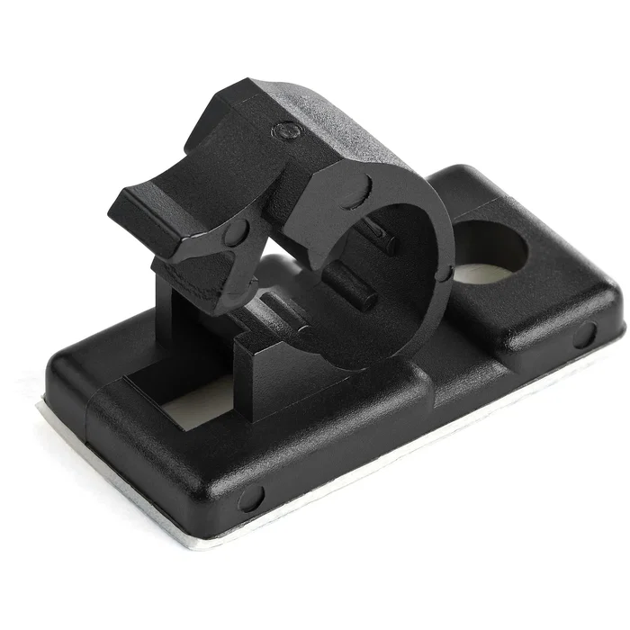 StarTech 100 Pack de Clips Autoadhesivos para Cables Pequeños, Negro