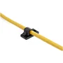 StarTech 100 Pack de Clips Autoadhesivos para Cables Pequeños, Negro