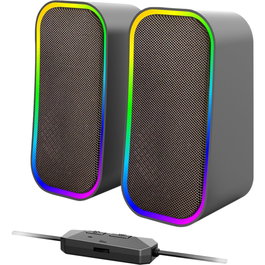 Speedlink TOKEN RGB Gaming Stereo Speaker, Negro