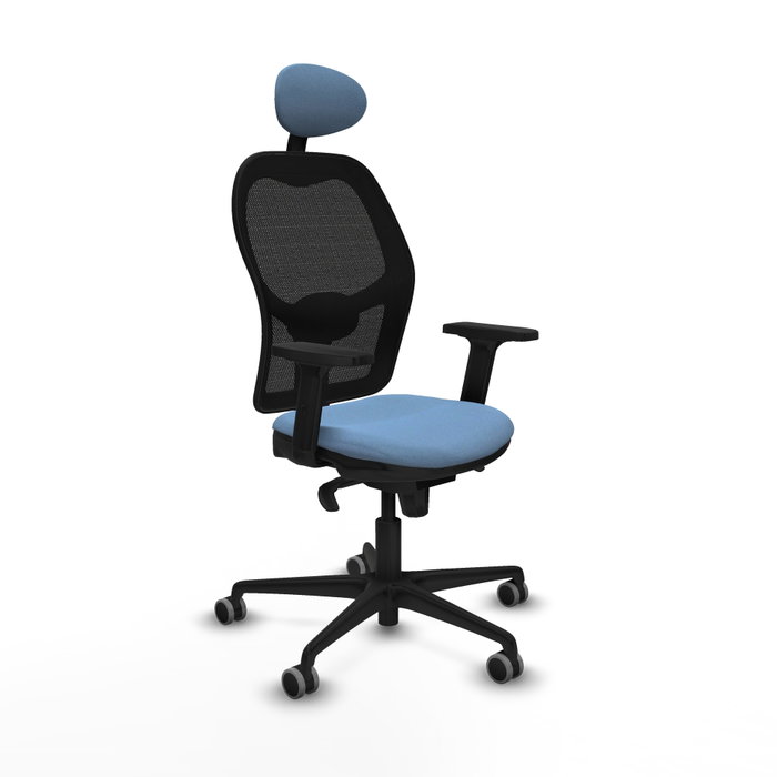 PIQUERAS Y CRESPO Silla de oficina Jorquera Azul cielo/Negro PIQUERAS Y CRESPO Silla de oficina Jorquera Azul cielo/Negro