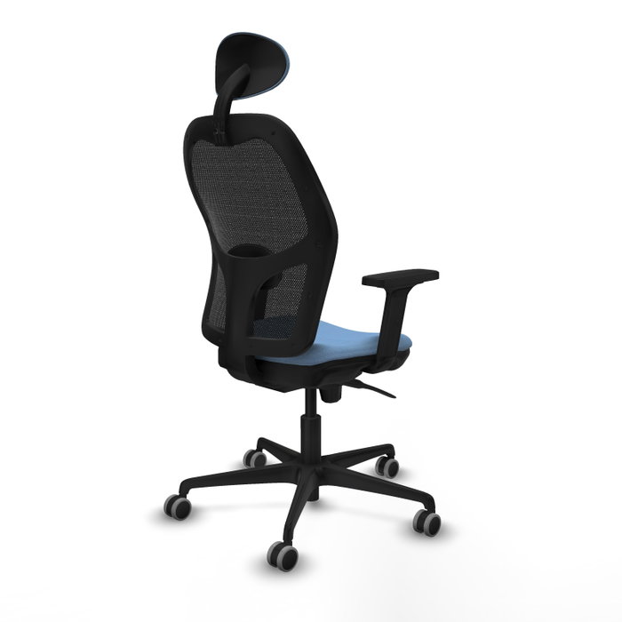 PIQUERAS Y CRESPO Silla de oficina Jorquera Azul cielo/Negro PIQUERAS Y CRESPO Silla de oficina Jorquera Azul cielo/Negro
