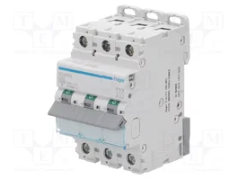 HAGER Interruptor magnetotérmico NCN 3 polos 32A 10kA