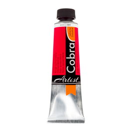 Cobra Artist Color Al Óleo Miscile Con Agua Tubo 40 ml Rojo Quinacridona 364