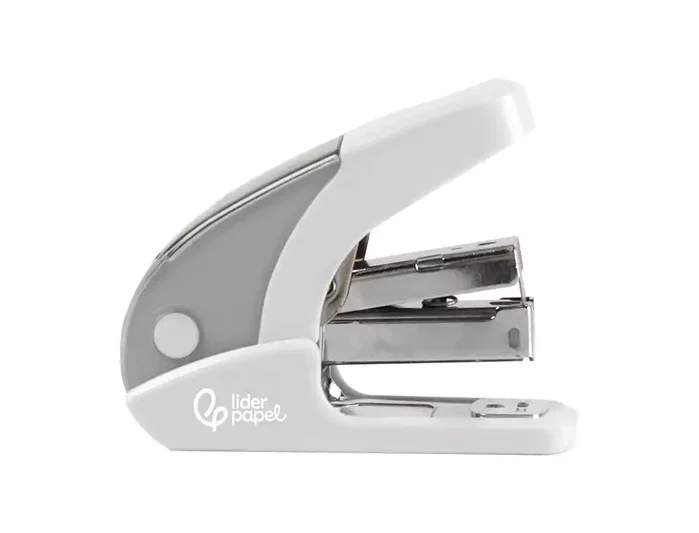 Liderpapel Grapadora micro blanca con regalo de 1000 grapas