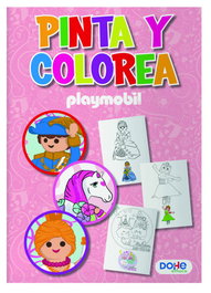 Dohe Libro de Colorear A4 Playmobil Princess 51736