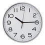 Home Deco Factory Reloj de Pared Silencioso Studio, Diámetro 25 cm, Colección Essentiel, Funciona con Pila AA