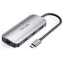Vention Docking USB Tipo-C TOFHB 6 en 1 Gris