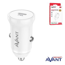 AVANT CONNECT Adaptador de coche carga rápida PD 20W - Adaptador de coche para carga rápida de dispositivos