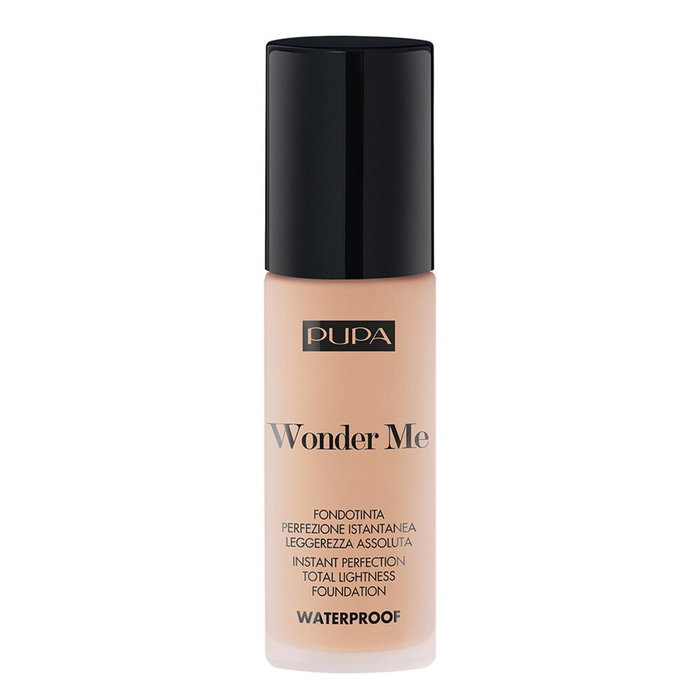 Pupa Base de Maquillaje Wonder Me Total Lightness Foundation 030 Medium Beige Waterproof Pupa Base de Maquillaje Wonder Me Total Lightness Foundation 030 Medium Beige Waterproof
