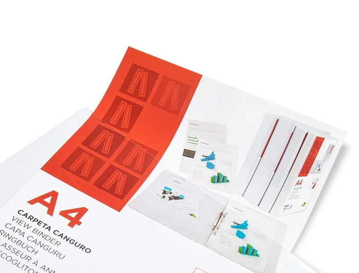 Liderpapel Carpeta Canguro 2 Anillas Mixtas 25mm A4 Plástico Blanco Liderpapel Carpeta Canguro 2 Anillas Mixtas 25mm A4 Plástico Blanco