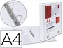 Liderpapel Carpeta Canguro 2 Anillas Mixtas 25mm A4 Plástico Blanco