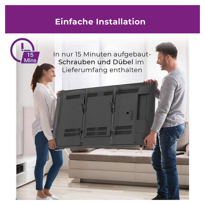 Ultron Soporte de pared WM100 para pantallas de 23-56 pulgadas