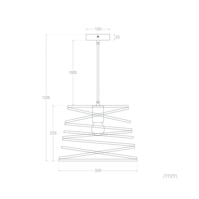 Lámpara Colgante Nyala [SKD-P80044]