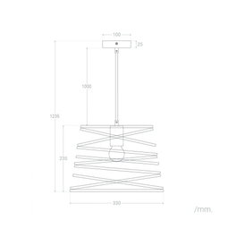 SKD Lámpara Colgante Nyala Metal E27 Diseño Moderno