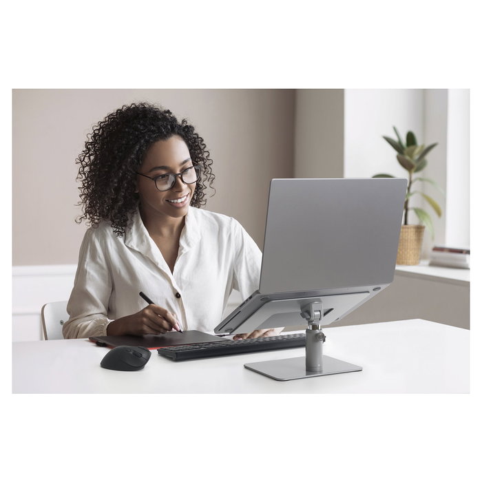 Kensington -204801 Soporte Universal para Laptop de Aluminio, Elevador de Sobremesa para Portátiles
