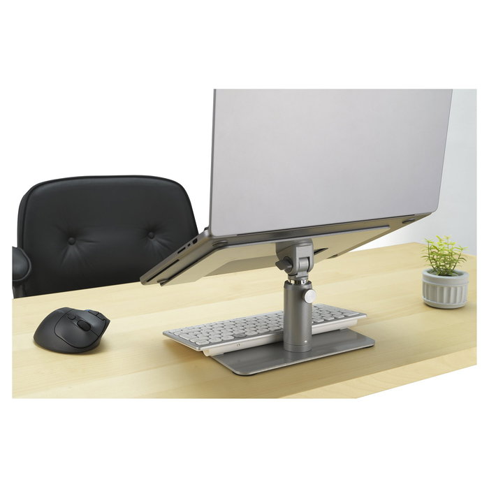 Kensington -204801 Soporte Universal para Laptop de Aluminio, Elevador de Sobremesa para Portátiles