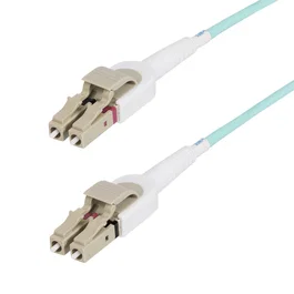 StarTech.com Cable de Fibra Óptica Multimodo Conmutable LC a LC (UPC) OM4 de 5m - 50/125µm - Redes 100G - Pérdida Baja - LSZH