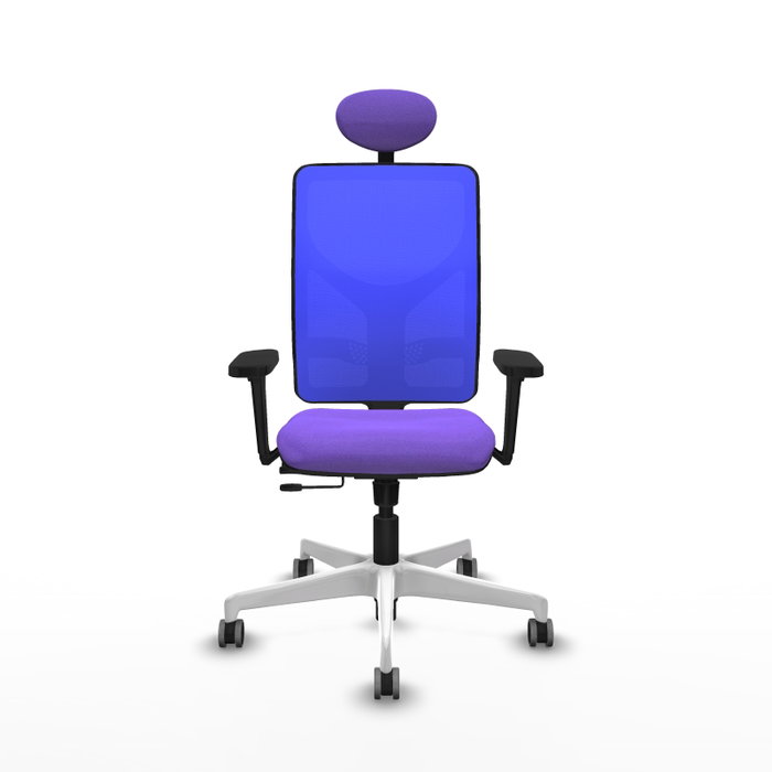 PIQUERAS Y CRESPO Silla de oficina Motilla con mecanismo Sincro/Traslack, brazos 3D y cabecero fijo PIQUERAS Y CRESPO Silla de oficina Motilla con mecanismo Sincro/Traslack, brazos 3D y cabecero fijo