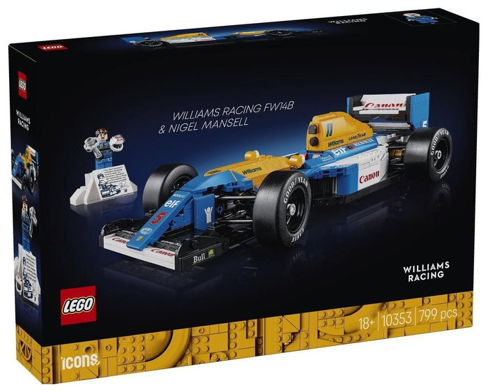 LEGO Icons Williams Racing FW14B y Nigel Mansell 10353