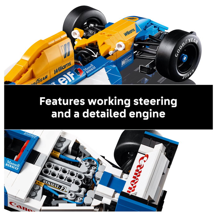 LEGO Icons Williams Racing FW14B y Nigel Mansell 10353