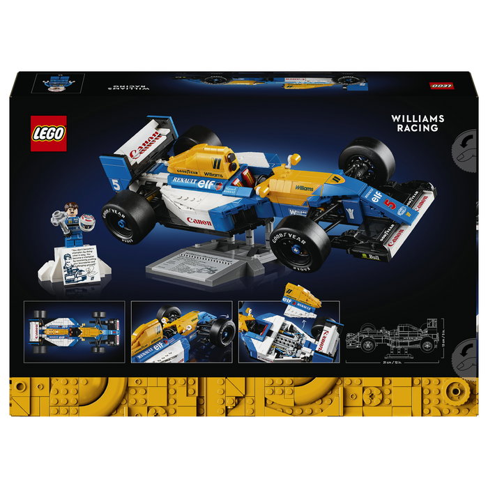 LEGO Icons Williams Racing FW14B y Nigel Mansell 10353