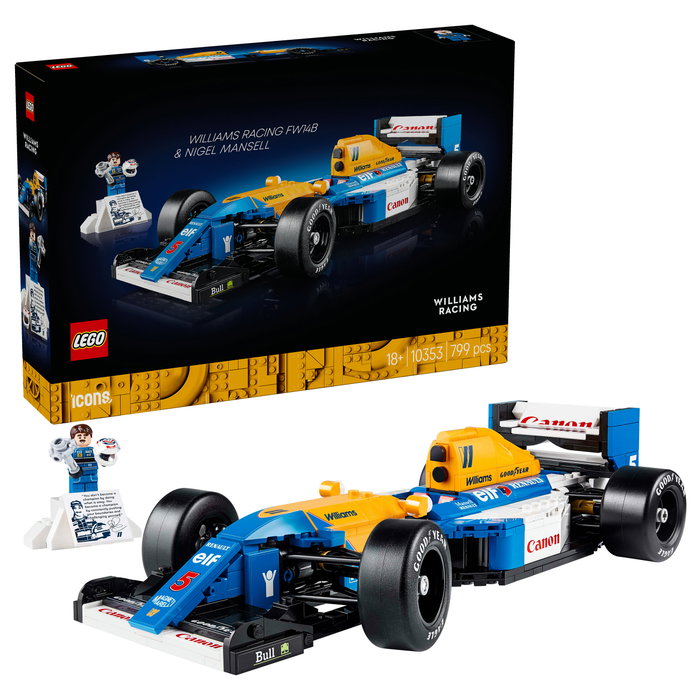 LEGO Icons Williams Racing FW14B y Nigel Mansell 10353