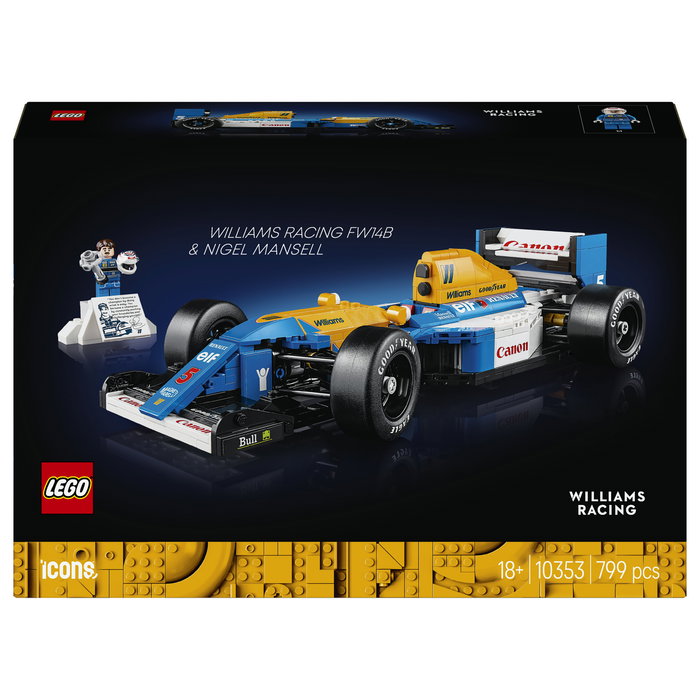 LEGO Icons Williams Racing FW14B y Nigel Mansell 10353