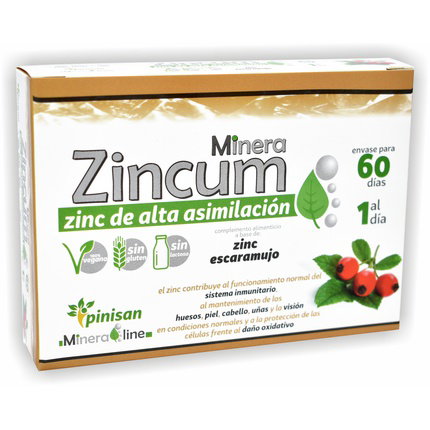 PINISAN Mineraline Zincum 60 cápsulas