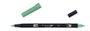 Tombow ABT-312 Rotulador Doble Punta Pincel Dual Brush Verde Claro