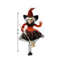 Atosa Bruja Colgante Halloween 44 cm con Vestido Rojo y Cascabeles