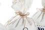 DKD Home Decor Sujetapuertas Mediterraneo Blanco, Azul, Poliester, Arena, 12 x 12 x 22 cm (3 Unidades)