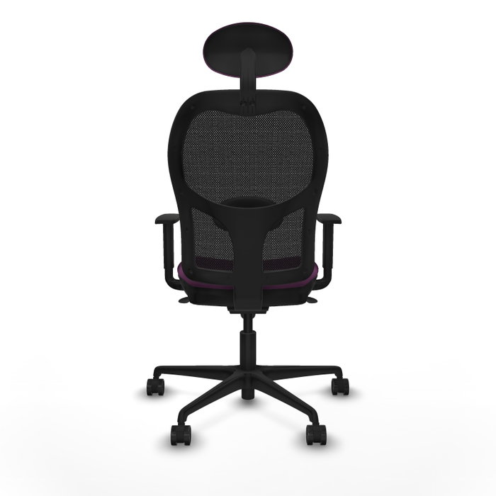 PIQUERAS Y CRESPO Silla de oficina Jorquera con mecanismo Sincro, Morado y Negro PIQUERAS Y CRESPO Silla de oficina Jorquera con mecanismo Sincro, Morado y Negro
