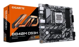 Gigabyte B840M DS3H Placa Base AMD B840 Socket AM5 micro-ATX con Soporte para Procesadores AMD Ryzen 7000/8000/9000, Memoria DDR5, PCIe 4.0, LAN 2.5GbE, HDMI 2.1, DisplayPort 1.4