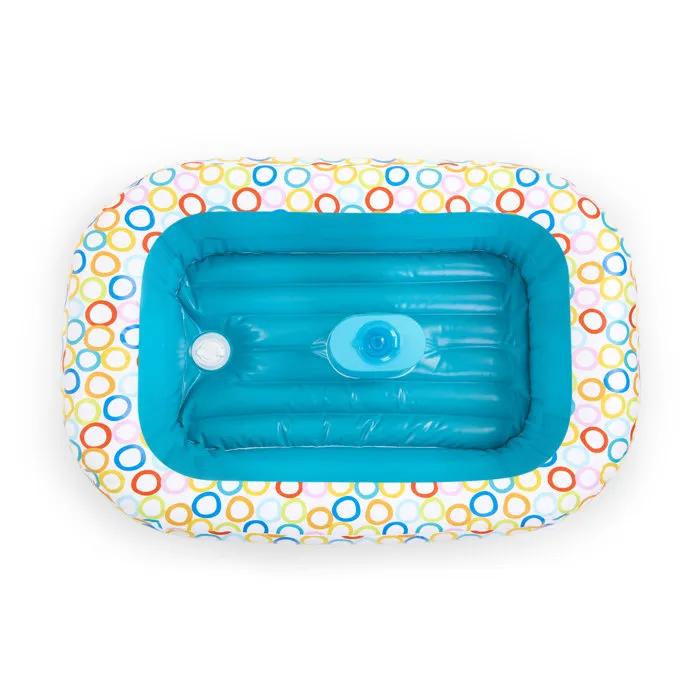 Bright Starts Bañera Inflable con Bomba Incorporada, 8 Pelotas de Juego y Desagüe - BRI17762 Bright Starts Bañera Inflable con Bomba Incorporada, 8 Pelotas de Juego y Desagüe - BRI17762