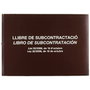 Miquelrius Libro de Subcontratación Din A4 Apaisado Bilingüe