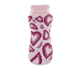 Nayeco Jersey Punto Pop Love Rosa 35 cm para Perros con Diseño de Corazones