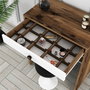 Hanah Home Tocador Lizbon Nogal y Blanco 70x84.7x40cm
